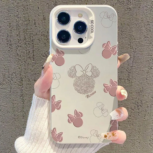 Disney Cute Mickey Mouse Avatar Phone Case for iPhone 14 Pro 15 Plus 13 Pro Max 12 11 X XS XR 12 13Mini 7 8 Plus Y2K Girl Cover